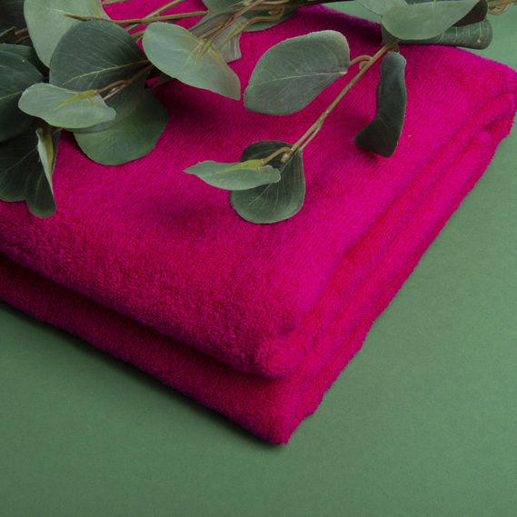 Terry towel 50x90 cm Natalie pl 360 g/m2 малина, фото 4