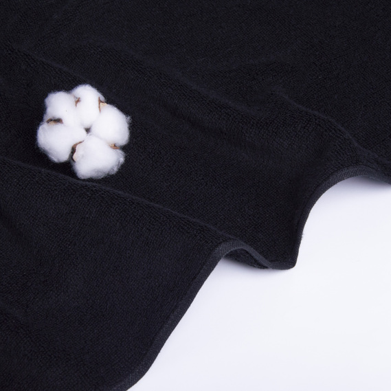 Terry towel 70х140 cm 450 g/m2 чорний, фото 3