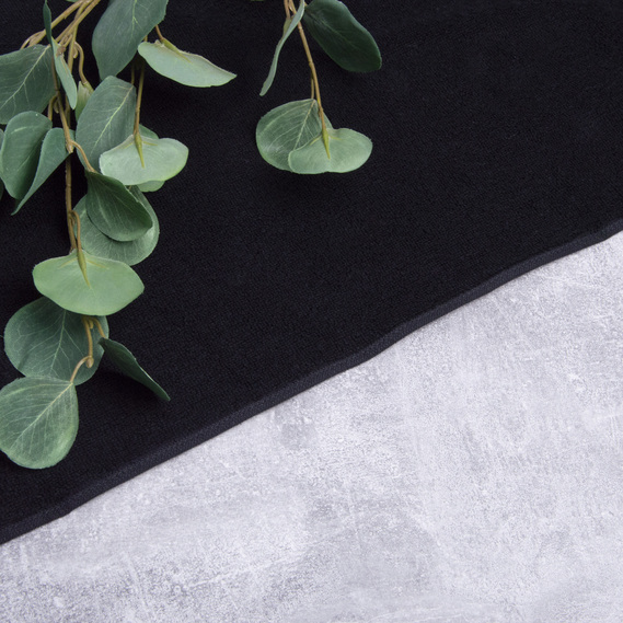 Terry towel 70х140 cm 450 g/m2 чорний, фото 5