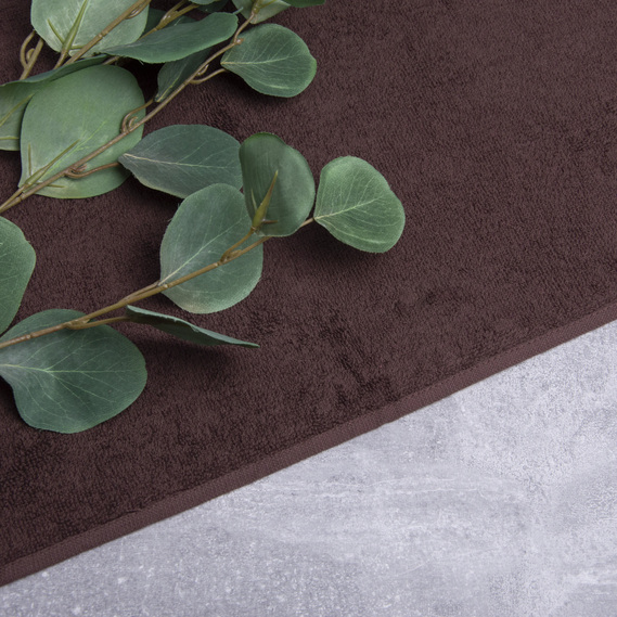 Terry towel 70х140 cm 450 g/m2 шоколад, фото 5