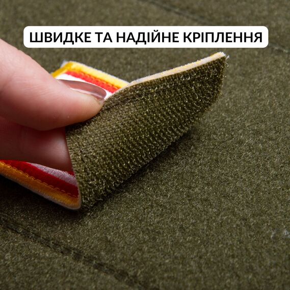 Патч Борд тактичний 40х60 см для шевронів нашивок та нагород складна панель-стенд з липучкою для колекціонерів та військових олива піксель, фото 5