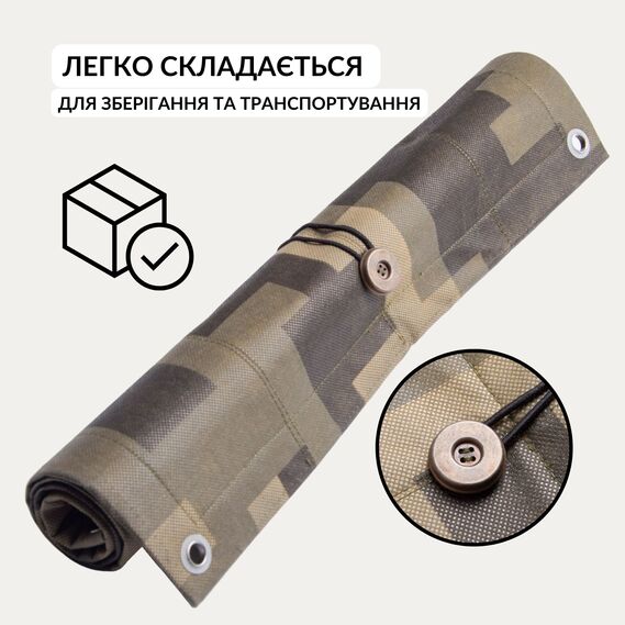 Патч Борд тактичний 40х60 см для шевронів нашивок та нагород складна панель-стенд з липучкою для колекціонерів та військових олива піксель, фото 8