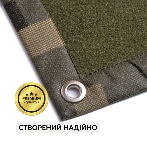 Патч Борд тактичний 40х60 см для шевронів нашивок та нагород складна панель-стенд з липучкою для колекціонерів та військових олива піксель, фото 9