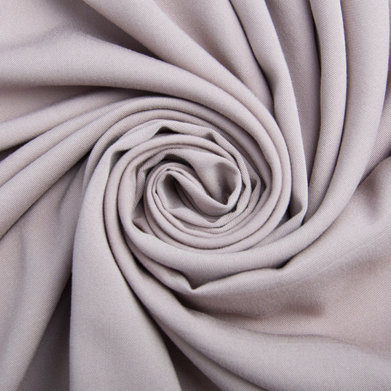 Тканина плательна штапель твіл сірий фрез, фото 1
