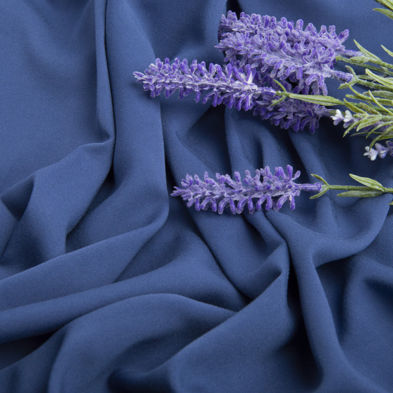 Тканина плательна штапель твіл денім, фото 3