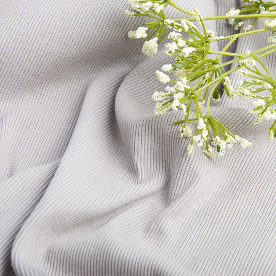 Тканина трикотажне полотно Кашкорсе 300 г/м2 світло сіре, фото 3