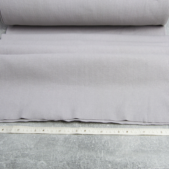 Тканина трикотажне полотно Кашкорсе 300 г/м2 світло сіре, фото 4