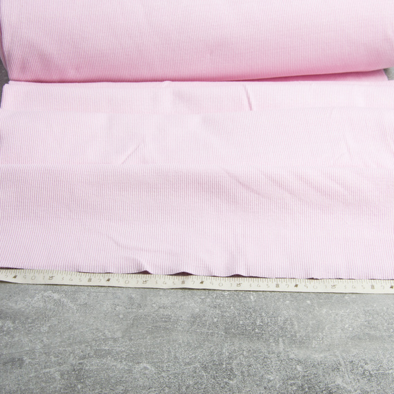 Ткань трикотажное полотно Кашкорсе 300 г/м2 світло рожеве, фото 4