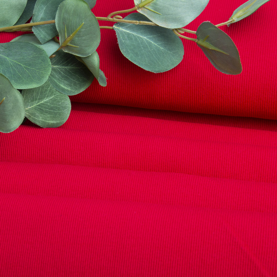 Тканина трикотажне полотно Кашкорсе 300 г/м2 червоне, фото 3