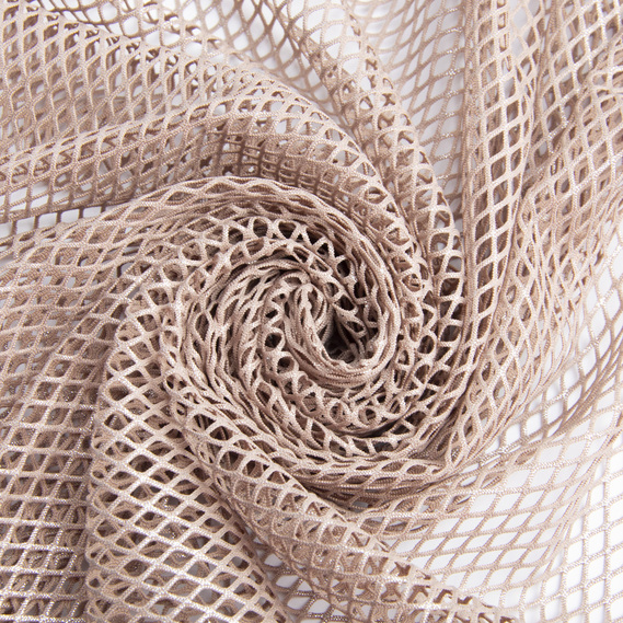 Silver Mesh Fabric беж, фото 1