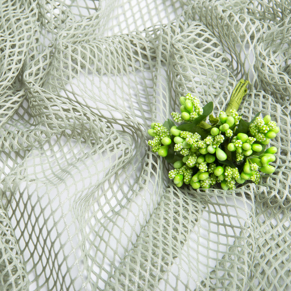 Тканина сітка Сільвер олива , фото 3