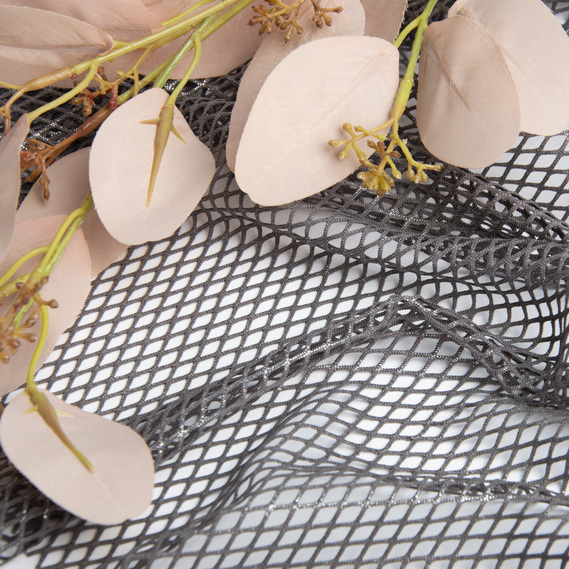 Silver Mesh Fabric сіра, фото 3 Silver Mesh Fabric сіра, фото 3