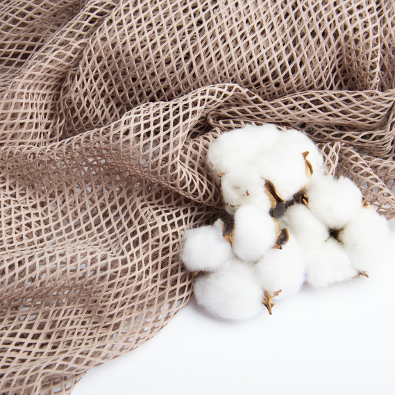 Тканина сітка Ельвіна капучіно, фото 3