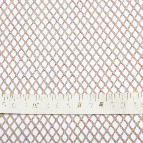 Тканина сітка Ельвіна капучіно, фото 4