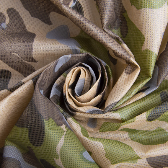 Spunbond interlining fabric, non-woven fabric 70 g/m2, width 160 cm колір 234 мультікам степ, фото 1 Spunbond interlining fabric, non-woven fabric 70 g/m2, width 160 cm колір 234 мультікам степ, фото 1