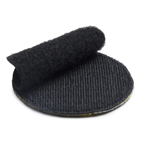 Шеврон на липучці Укрзалізниця круглий синій 7 см, фото 4