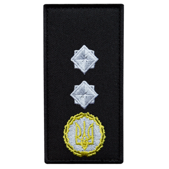 Chevron patch on velcro of the epaulettes of the DSNS rank Lieutenant General, embroidered patch 5x10 cm, фото 1 Chevron patch on velcro of the epaulettes of the DSNS rank Lieutenant General, embroidered patch 5x10 cm, фото 1