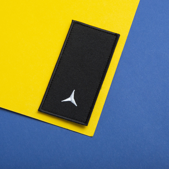 Chevron patch with Velcro shoulder strap of the rank of DSNS Junior Sergeant, embroidered patch 5x10 cm, фото 4 Chevron patch with Velcro shoulder strap of the rank of DSNS Junior Sergeant, embroidered patch 5x10 cm, фото 4