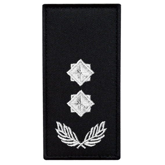 Chevron patch on Velcro epaulet with the rank of Lieutenant Colonel of the State Emergency Service (DSNS), embroidered patch 5x10 cm, фото 1 Chevron patch on Velcro epaulet with the rank of Lieutenant Colonel of the State Emergency Service (DSNS), embroidered patch 5x10 cm, фото 1