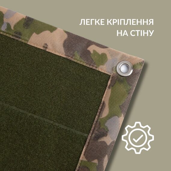 Патч Борд тактический 40х60см для шевронов нашивок и военных наград стенд панель с липучкой для коллекционеров мультікам степ, фото 5