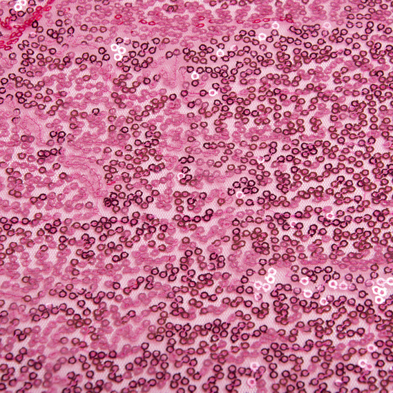 Ткань сетка с пайетками т/рожевий, фото 3 Ткань сетка с пайетками т/рожевий, фото 3