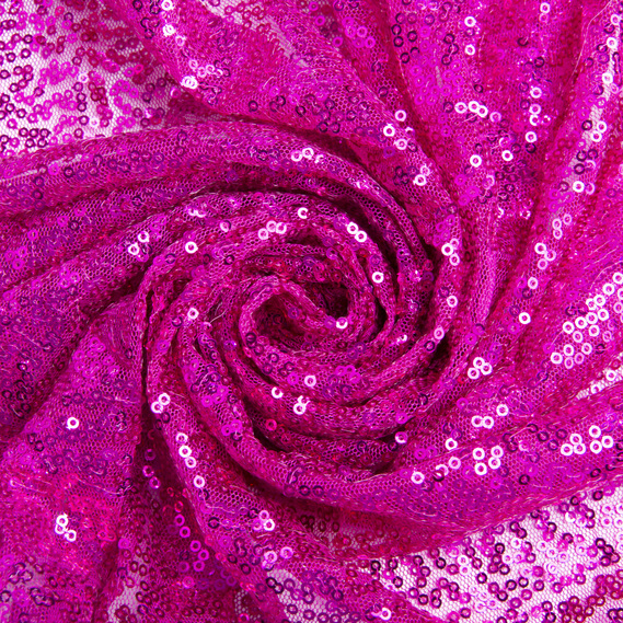 Ткань сетка с пайетками малина, фото 1 Ткань сетка с пайетками малина, фото 1