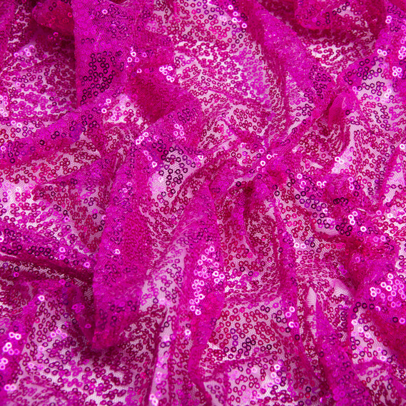 Ткань сетка с пайетками малина, фото 2 Ткань сетка с пайетками малина, фото 2
