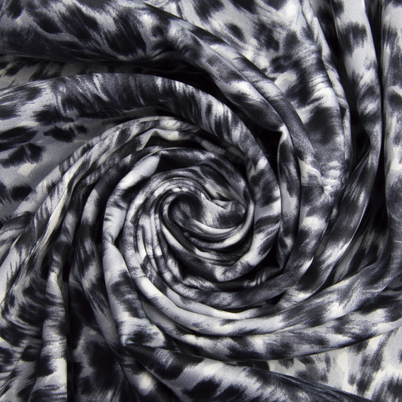 Тканина сатин набивний V-ET30284/06 саванна сірий, фото 1