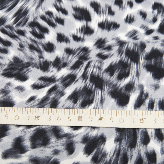 Тканина сатин набивний V-ET30284/06 саванна сірий, фото 4