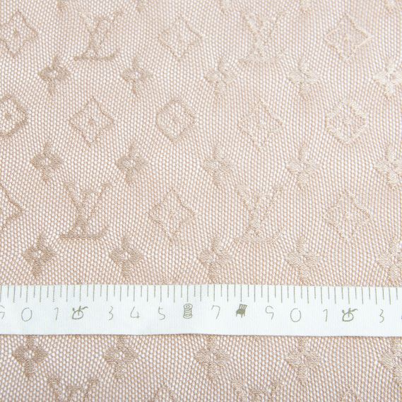 Тканина Сітка LV стрейч беж, фото 4