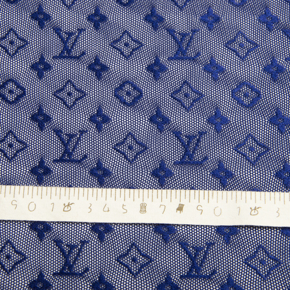 Mesh LV Stretch Fabric синя, фото 4