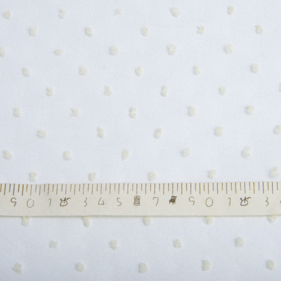 Ткань органза Dobby однотонная крем , фото 4