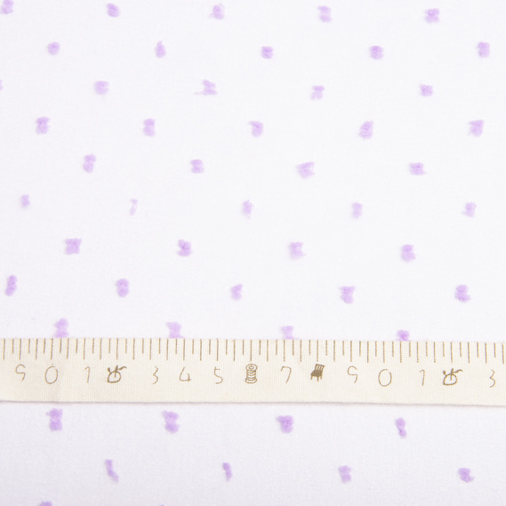 Solid Dobby Organza Fabric бузок, фото 4