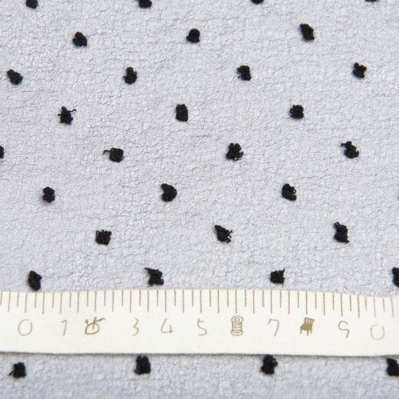 Solid Dobby Organza Fabric чорна, фото 4