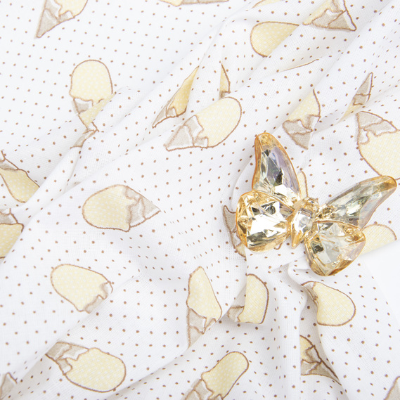 Children`s Calico Fabric Ice Cream/Yellow, фото 3