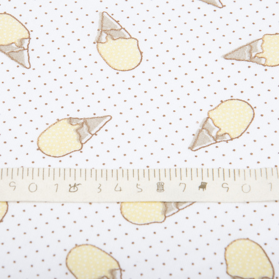 Children`s Calico Fabric Ice Cream/Yellow, фото 4