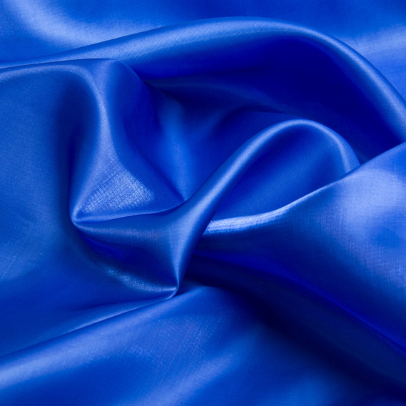 Ткань декоративная органза кристаллон 68 г/м2 електрик, фото 2