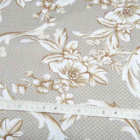 Satin fabric for bed linen cotton 2.4 m 23962 v-01 Версаль беж, фото 4 Satin fabric for bed linen cotton 2.4 m 23962 v-01 Версаль беж, фото 4