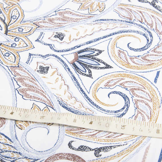 Тканина сатин для постільної білизни однотонна, щіл 130 гр/м2 210 ТС, бавовна, 240 см 80852 v-01 Огірки смуга беж/синя, фото 4 Тканина сатин для постільної білизни однотонна, щіл 130 гр/м2 210 ТС, бавовна, 240 см 80852 v-01 Огірки смуга беж/синя, фото 4