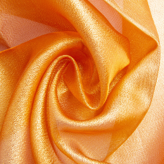 Тканина парча Диско помаранч, фото 1