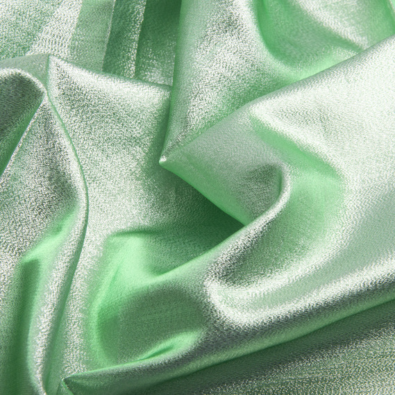 Тканина парча Диско зелене яблуко, фото 2