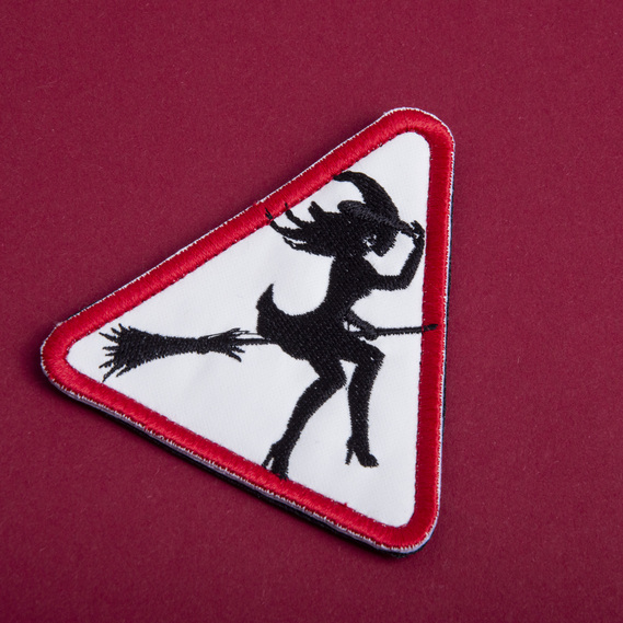Chevron Patch Glow in the Dark with Velcro Witch Embroidered Patch, фото 8 Chevron Patch Glow in the Dark with Velcro Witch Embroidered Patch, фото 8