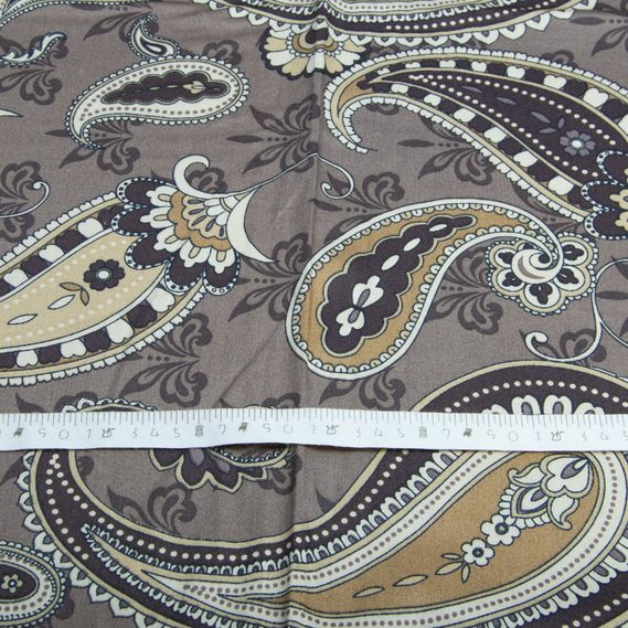 Satin fabric for bed linen cotton 2.4 m 11733 v-103 Маркіза шоколад, фото 4 Satin fabric for bed linen cotton 2.4 m 11733 v-103 Маркіза шоколад, фото 4