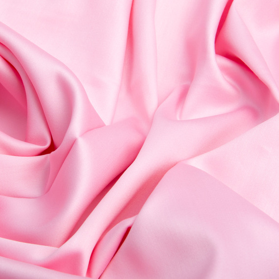Ткань сатин жаккард для постельного белья хлопок 2,4 м V-56 рожевий, фото 2