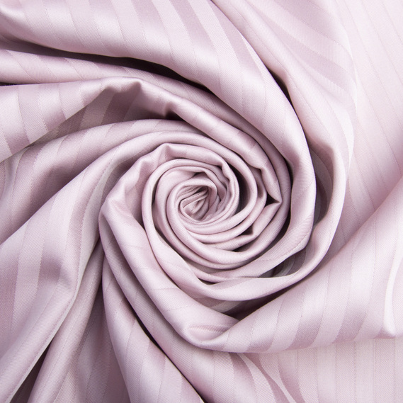 Ткань сатин страйп для постельного белья жаккард в полоску 1 см, хлопок, пл 130 гр/м2, 240 см V-13 чорний, фото 1