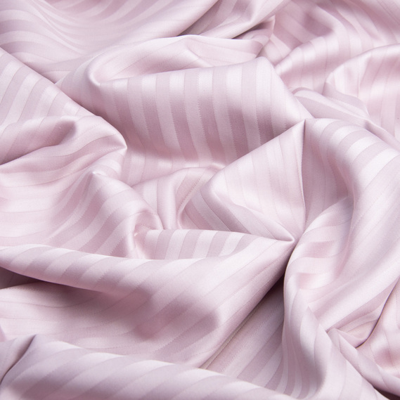 Ткань сатин страйп для постельного белья жаккард в полоску 1 см, хлопок, пл 130 гр/м2, 240 см V-13 чорний, фото 2