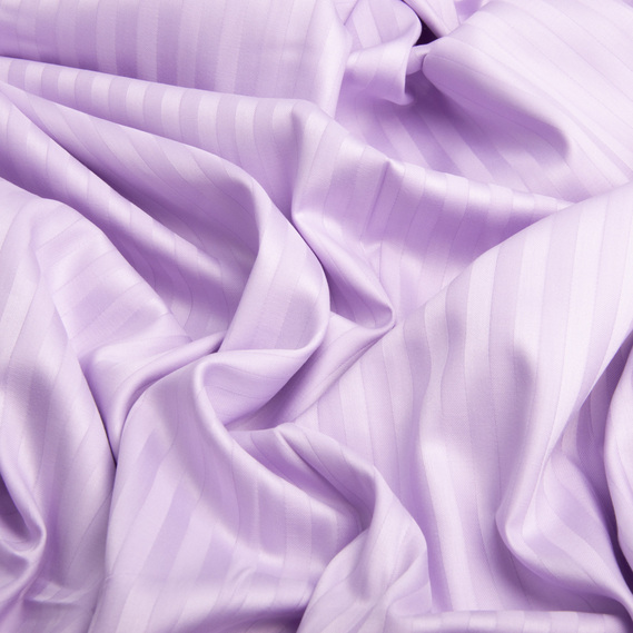 Satin Striped Fabric for Bed Linens V-23 св/бузок, фото 2 Satin Striped Fabric for Bed Linens V-23 св/бузок, фото 2