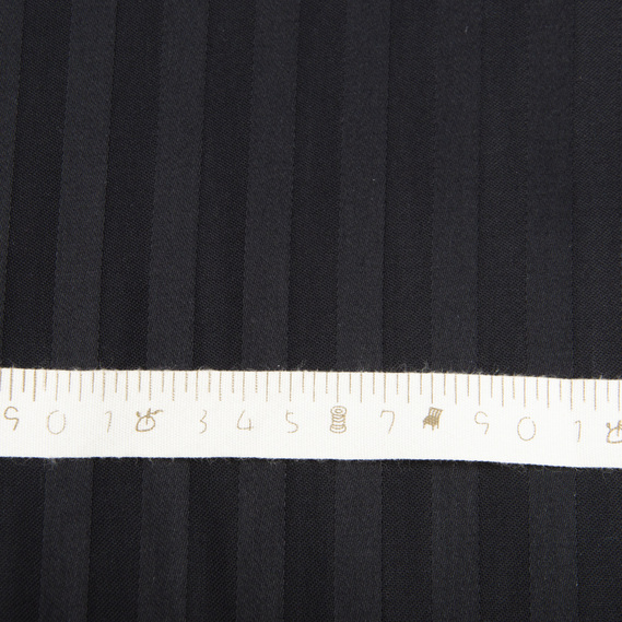 Тканина сатин для постільної білизни жакард смуга 1 см, бавовна, щіл 130 гр/м2, 240 см V-52 чорний, фото 4