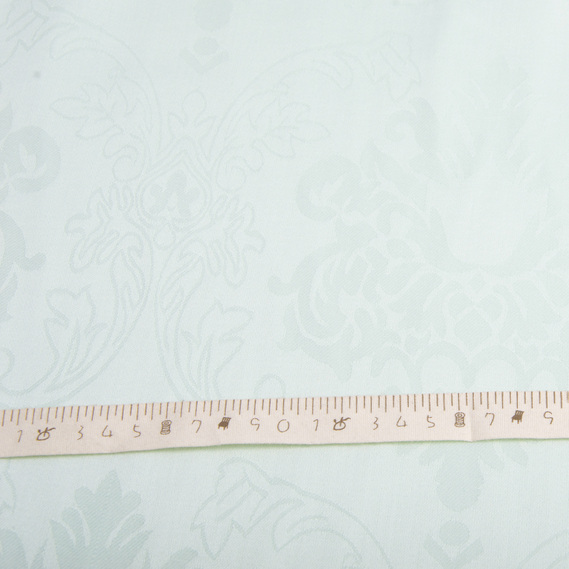 Satin Jacquard Solid Fabric V-52 Hunkar v-68 м`ята, фото 4