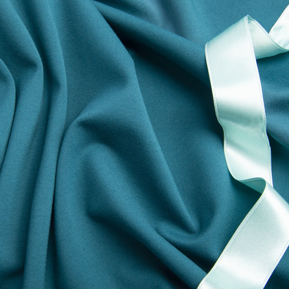 Ткань трикотаж Прага, трикотажная ткань, плотная вискозная ткань, 640 гр/м2 мор бриз, фото 3